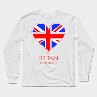 Britain In My Heart Long Sleeve T-Shirt